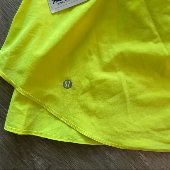 NWT Lululemon Court Rival High-Rise HR Skirt Long in Highlight Yellow - Picture 3 of 6